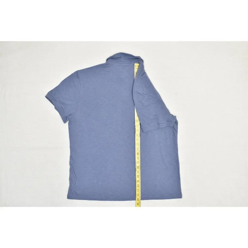 Banana Republic Men's Regular Size XXL Blue Short Sleeve Polo Shirt